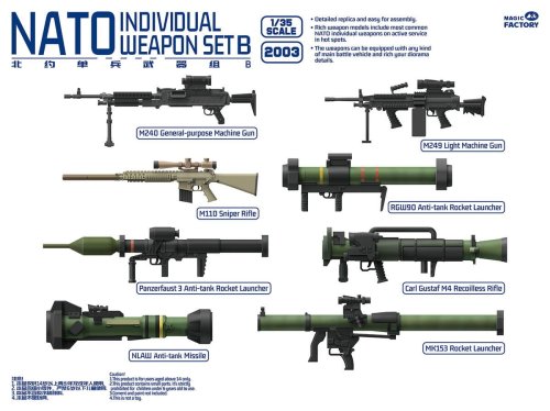 Przejdź do produktu Magic Factory 2003 - 1:35 NATO Individual Weapon Set B