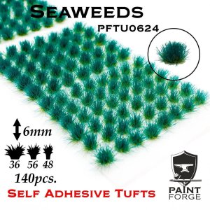 Paint Forge TU0624 - Kępy traw 6 mm x 120 szt - Seaweeds
