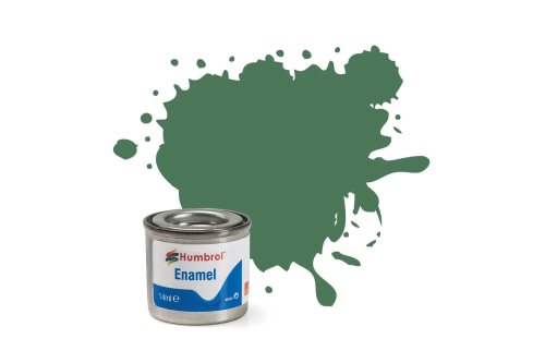Przejdź do produktu Humbrol AA1119 - Farba olejna 101 Mid Green Matt 14 ml