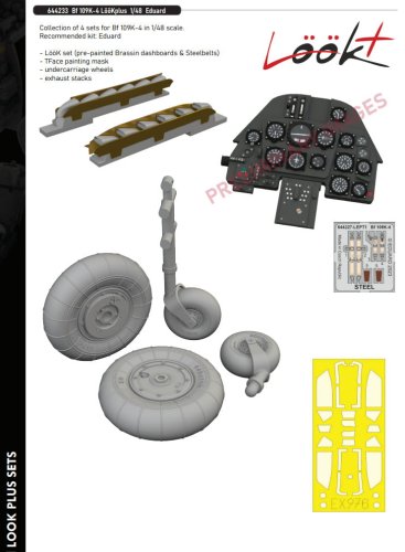 Przejdź do produktu Eduard 644233 - 1:48 Bf 109K-4 LööKplus