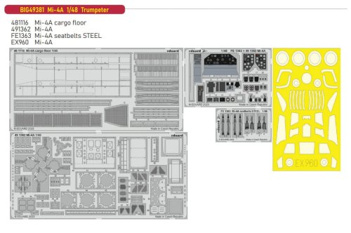 Przejdź do produktu Eduard BIG49381 - 1:48 Mi-4A