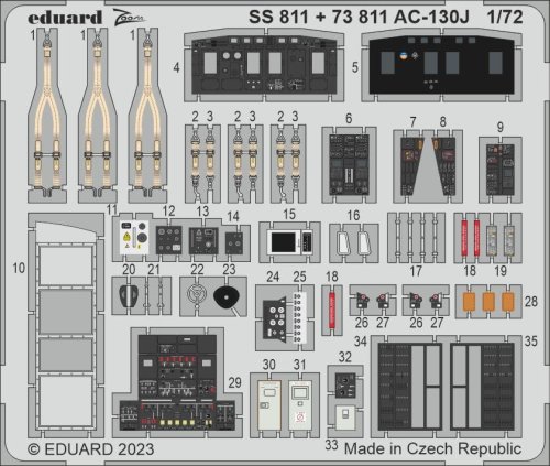 Przejdź do produktu Eduard SS811 - 1:72 AC-130J