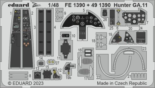 Przejdź do produktu Eduard FE1390 - 1:48 Hunter GA.11