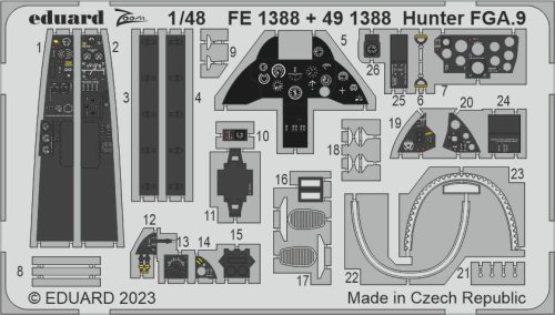 Przejdź do produktu Eduard FE1388 - 1:48 Hunter FGA.9