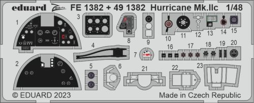 Przejdź do produktu Eduard FE1382 - 1:48 Hurricane Mk.IIc