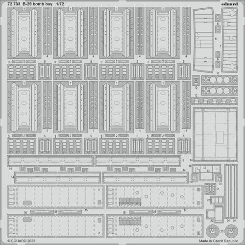 Przejdź do produktu Eduard 72733 - 1:72 B-29 bomb bay