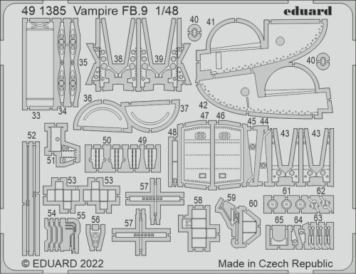 Przejdź do produktu Eduard 491385 - 1:48 Vampire FB.9