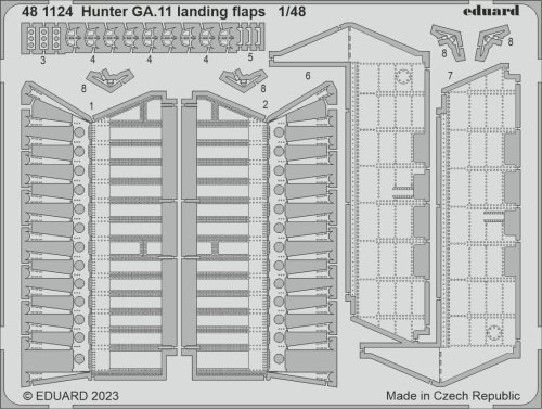 Przejdź do produktu Eduard 481124 - 1:48 Hunter GA.11 landing flaps
