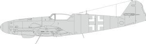 Eduard EX985 - 1:48 Bf 109K national insignia