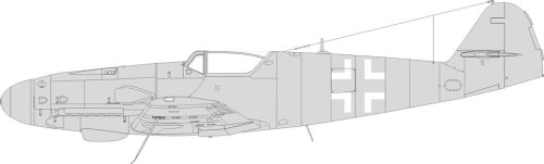 Przejdź do produktu Eduard EX985 - 1:48 Bf 109K national insignia