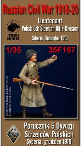 Przejdź do produktu Toro Model 35F157 - 1:35 Wojna Domowa w Rosji 1918-20 - Porucznik 5 Dywizji Strzelców Polskich