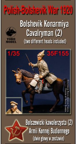 Przejdź do produktu Toro Model 35F155 - 1:35 Wojna Polsko-Bolszewicka 1920 - Bolszewicki kawalerzysta Armii Konnej Budionnego