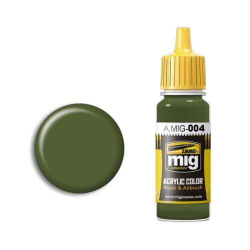 Przejdź do produktu Ammo Mig 004 - Farba akrylowa Ral 6011 B Resedagrun 17 ml