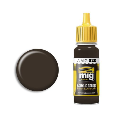 Przejdź do produktu Ammo Mig 020 - Farba akrylowa 6K Russian Brown 17 ml
