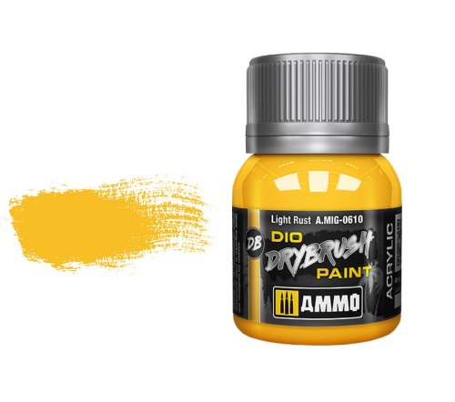 Przejdź do produktu Ammo Mig 0610 - Dio Drybrush Light Rust - farba do techniki suchego pędzla 40 ml