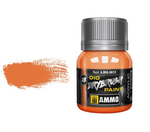 Przejdź do produktu Ammo Mig 0612 - Dio Drybrush Rust - farba do techniki suchego pędzla 40 ml