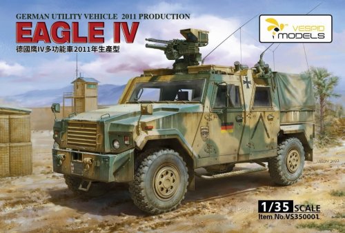 Przejdź do produktu Vespid Models VS350001S - 1:35 Eagle IV German Utility Vehicle 2011 Production - Deluxe Edition
