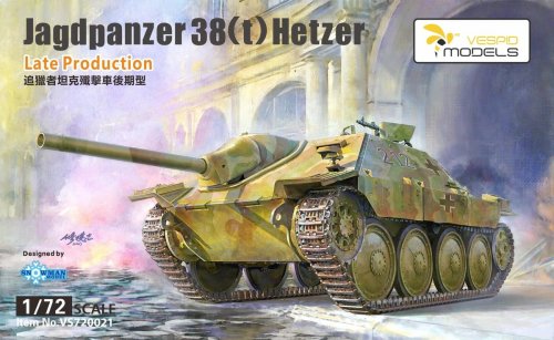 Przejdź do produktu Vespid Models VS720021 - 1:72 Jagdpanzer 38(t) Hetzer - Late Production