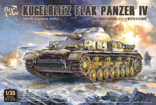 Przejdź do produktu Border BT039 - 1:35 Kugelblitz Flak Panzer IV Mk103 Doppelflak 30mm