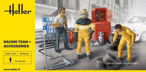 Przejdź do produktu Heller 82750 - 1:24 Racing Team + Accessories