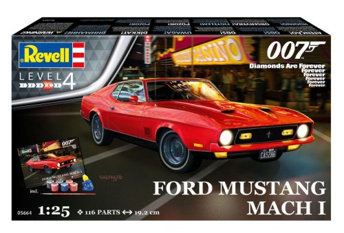 Przejdź do produktu Revell 05664 - 1:25 Ford Mustang Mach 1 James Bond 007 Diamonds Are Forever model z farbami