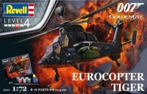 Revell 05654 - 1:72 Eurocopter Tiger James Bond 007 GoldenEye model z farbami