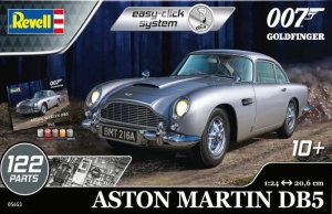 Revell 05653 - 1:24 Aston Martin DB5 James Bond 007 Goldfinger Easy-Click model z farbami