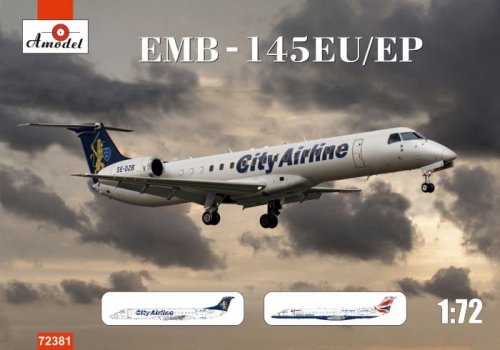 Przejdź do produktu Amodel 72381 - 1:72 Embraer EMB-145 EU/EP
