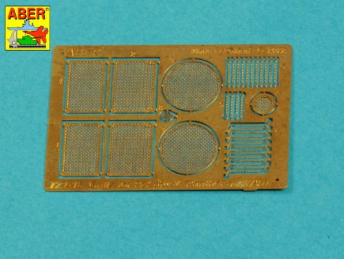 Przejdź do produktu Aber 72A16 - 1:72 Siatki fototrawione do czołgu Panther Ausf. A/D