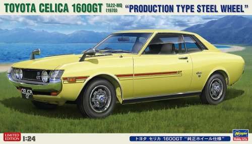 Przejdź do produktu Hasegawa 20649 - 1:24 Toyota Celica 1600GT TA-22MQ 1970 Production Type Steel Wheel