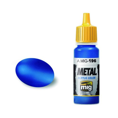 Przejdź do produktu Ammo Mig 196 - Farba akrylowa metaliczna Warhead Metallic Blue 17 ml