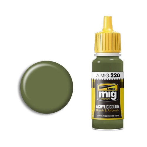 Przejdź do produktu Ammo Mig 220 - Farba akrylowa Fs 34151 Zinc Chromate Green 17 ml