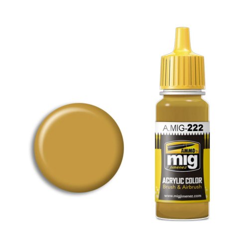 Przejdź do produktu Ammo Mig 222 - Farba akrylowa RLM 79 Sandgelb 17 ml