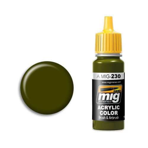 Przejdź do produktu Ammo Mig 230 - Farba akrylowa Rlm 82 Camo Green 17 ml