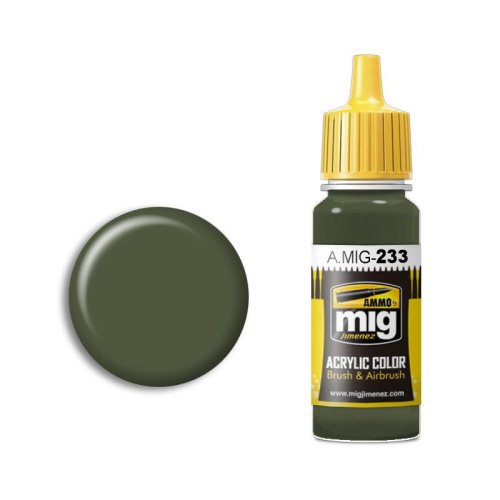 Przejdź do produktu Ammo Mig 233 - Farba akrylowa Rlm 71 Dunkelgrun 17 ml