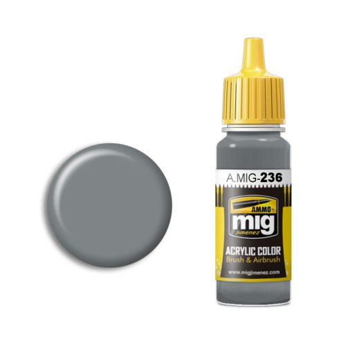 Przejdź do produktu Ammo Mig 236 - Farba akrylowa FS 36293 Light Grey 17 ml