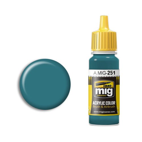 Przejdź do produktu Ammo Mig 251 - Farba akrylowa Russian Blue AMT-7 17 ml