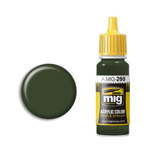 Przejdź do produktu Ammo Mig 260 - Farba akrylowa IJA Kawasaki Green 17 ml