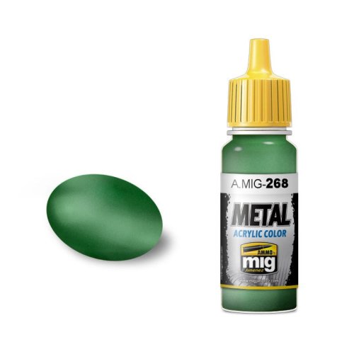 Przejdź do produktu Ammo Mig 268 - Farba akrylowa Aotake Green 17 ml
