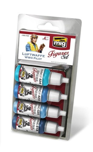 Przejdź do produktu AMMO MIG 7025 - Luftwaffe WWII Pilot Uniforms - Figures Set