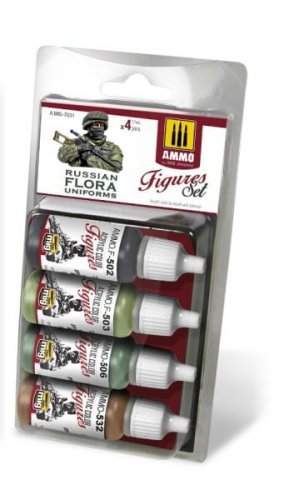 Przejdź do produktu AMMO MIG 7031 - Russian Flora Uniforms - Figures Set 4 x 17 ml