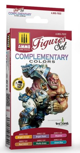 Przejdź do produktu AMMO MIG 7032 - Complementary Colors - Figures Set 6 x 17 ml