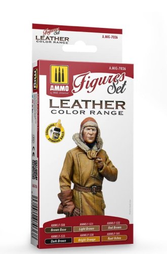 Przejdź do produktu AMMO MIG 7036 - Zestaw farb Leather