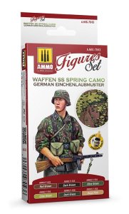 Ammo Mig 7043 - Zestaw farb Waffen SS Spring Camo German Einchenlaubmuster