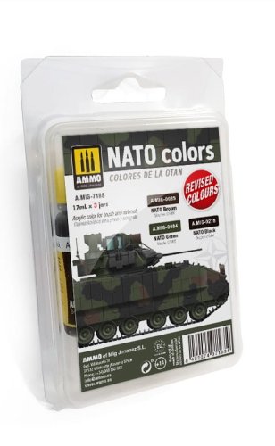 Przejdź do produktu Ammo Mig 7188 - Zestaw farb NATO Colors