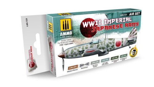 Przejdź do produktu AMMO MIG 7229 - WWII Imperial Japanese Army - Air Set 6 x 17 ml