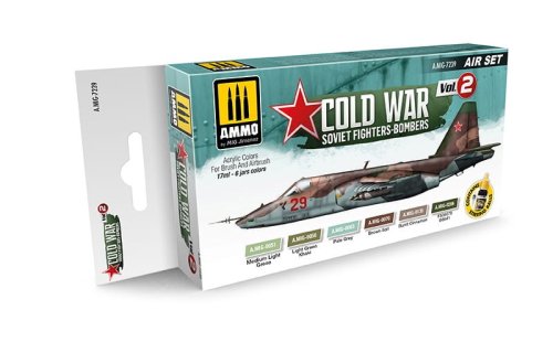 Przejdź do produktu AMMO MIG 7239 - Zestaw farb Cold War Vol 2 Soviet Fighters - Bombers