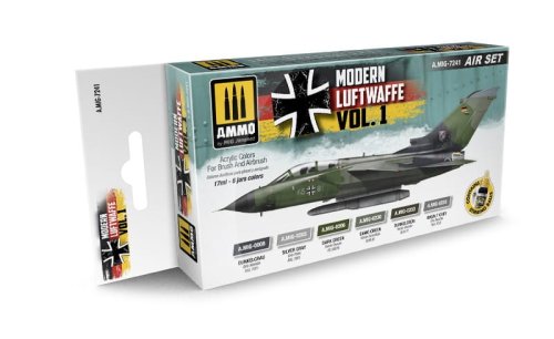 Przejdź do produktu Ammo Mig 7241 - Modern Luftwaffe Vol 1 zestaw farb