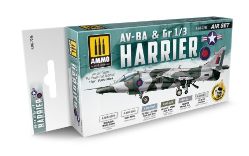 Przejdź do produktu AMMO MIG 7246 - Zestaw farb AV-8A & Gr.1/3 Harrier