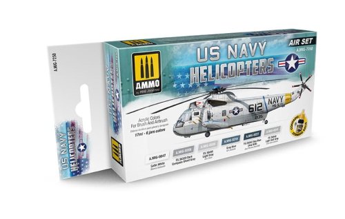 Przejdź do produktu Ammo Mig 7250 - Zestaw farb US Navy Helicopters